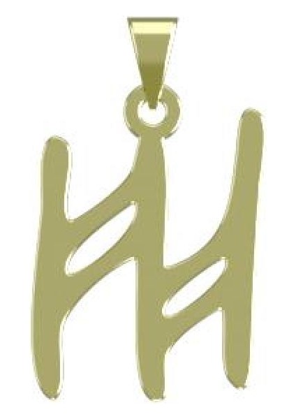 14 Ayar Altın Geometrik Kolye Ucu 0.5 Gr, KC16203 Kodlu