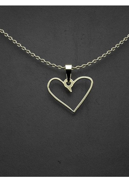 14 Ayar Altın Kalp Kolye Ucu 0.5 Gr, KC17489 Kodlu