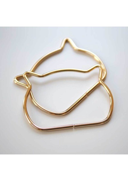 Metal Çanta Sapı Kedi