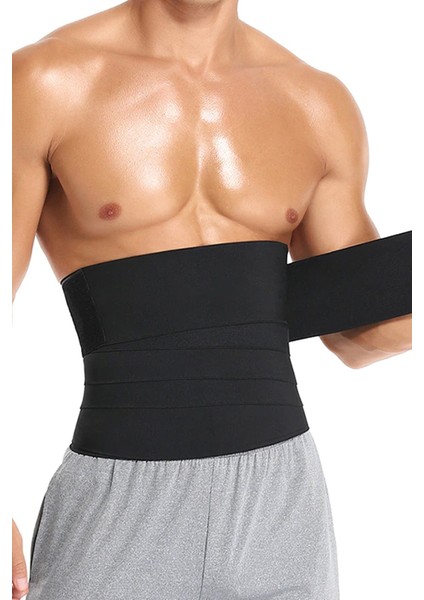 Tummy Wrap Waist Trainer Inceltici Bele Dolamalı Kum Saati Görünüm Sıkılaştırı Bel Korsesi