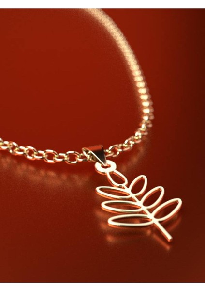 14 Ayar Altın Yaprak Kolye Ucu 0.5 Gr, KC16009 Kodlu fırsatları