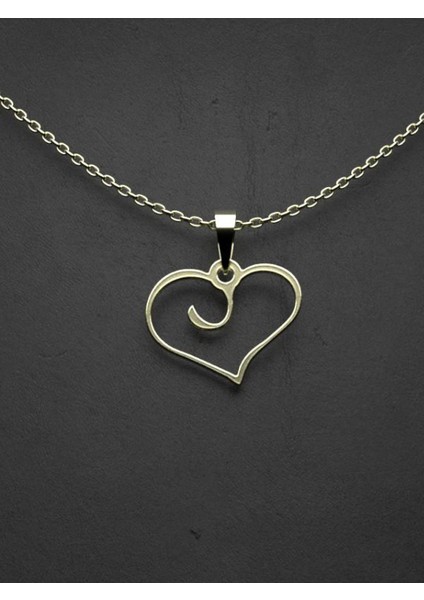 14 Ayar Altın Kalp Kolye Ucu 0.5 Gr, KC17414 Kodlu