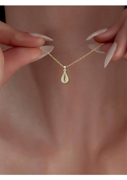 14 Ayar Altın E Harfi Kolye Ucu 0.5 Gr, KC14800 Kodlu