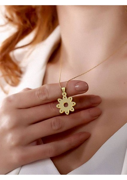 14 Ayar Altın Çiçek Kolye Ucu 0.5 Gr, KC11617 Kodlu modelleri