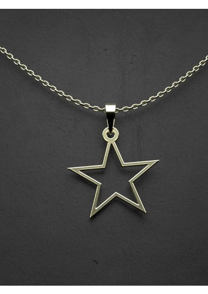 14 Ayar Altın Yıldız Kolye Ucu 0.5 Gr, KC15403 Kodlu