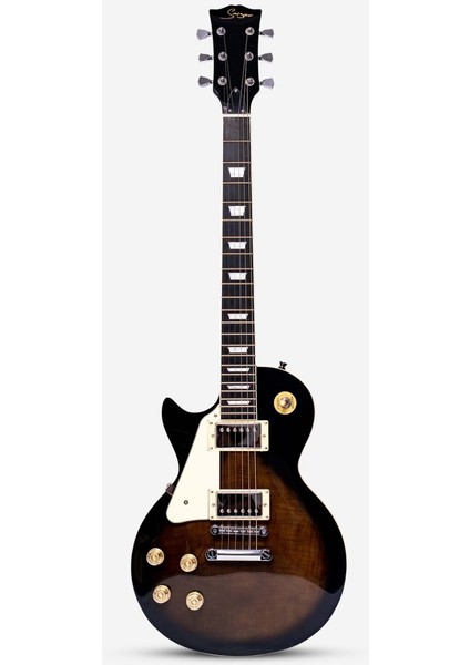 Les Paul Solak Elektro Gitar L-G9-P1-Bks-L