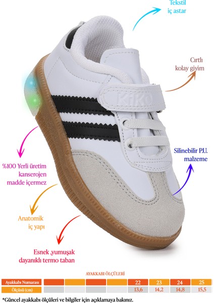 Renis Günlük Cırtlı Işıklı Erkek Bebek Spor Ayakkabı fiyatları