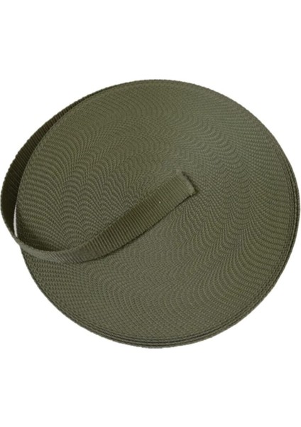 Kolon Dar Dokuma Kemer Rulosu Haki Renk 3 Cm. x 50 Metre