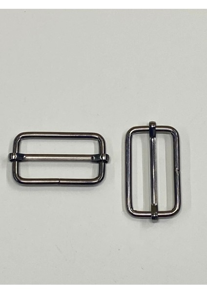 Çanta Sürgüsü / Ayar Tokası / 2 Li Set / 3 cm Antrasit