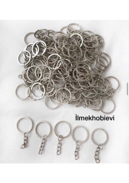 anahtarlık halkası 25adet (ezme 25 mm )