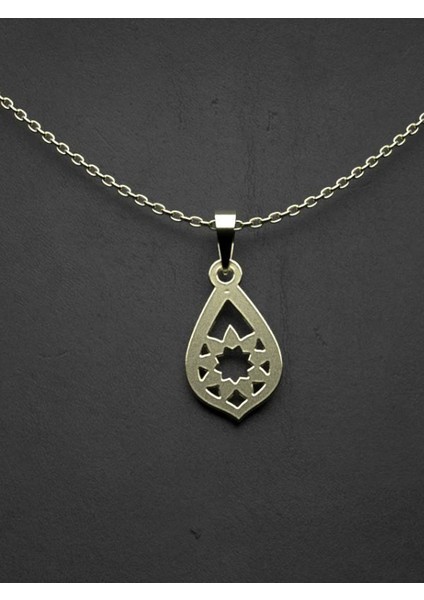 14 Ayar Altın Çiçek Kolye Ucu 0.5 Gr, KC10956 Kodlu