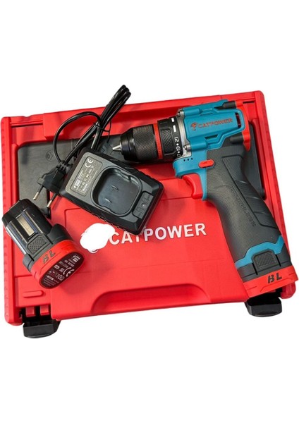 E1016 Kömürsüz Akülü Vidalama 16V 2.0AH