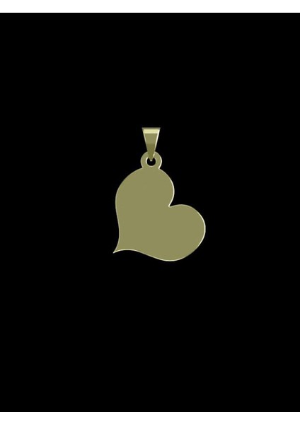 14 Ayar Altın Kalp Kolye Ucu 0.5 Gr, KC17543 Kodlu