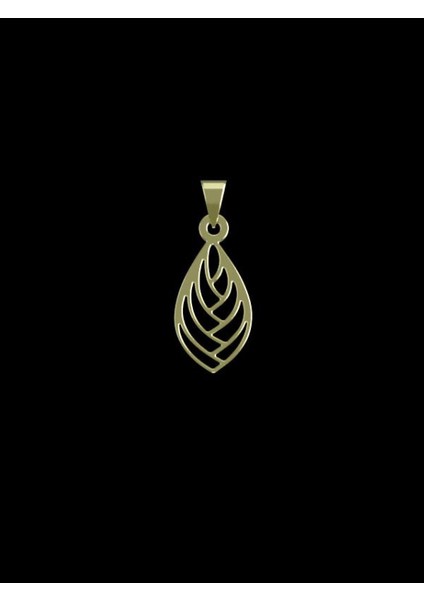 14 Ayar Altın Gözyaşı Damlası Kolye Ucu 0.5 Gr, KC12398 Kodlu