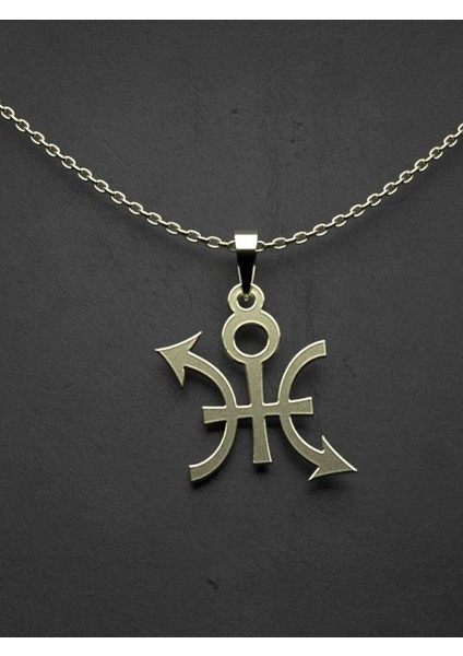 14 Ayar Altın Geometrik Kolye Ucu 0.5 Gr, KC16249 Kodlu