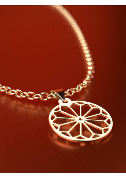 14 Ayar Altın Daire Kolye Ucu 0.5 Gr, KC11852 Kodlu fırsatları