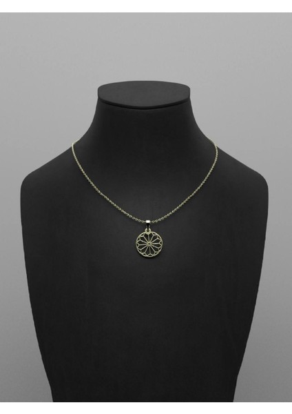 14 Ayar Altın Daire Kolye Ucu 0.5 Gr, KC11852 Kodlu indirimleri