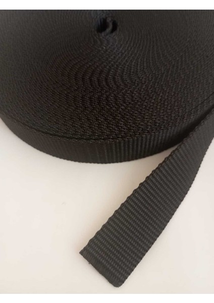 Kolon Şerit Dar Dokuma (2,5 Cm) 25 mm x 10 Metre Çanta ve Tasma Hobi Kolonu Kemer Şerit