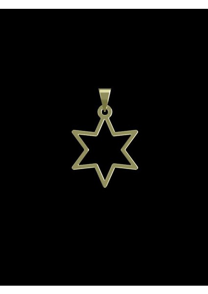 14 Ayar Altın Yıldız Kolye Ucu 0.5 Gr, KC15454 Kodlu