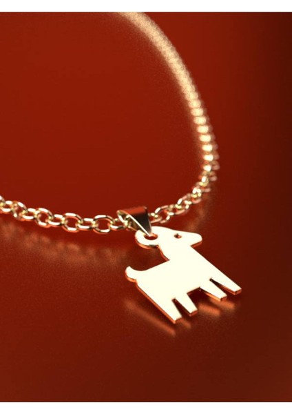 14 Ayar Altın Geyik Kolye Ucu 0.5 Gr, KC16056 Kodlu fırsatları