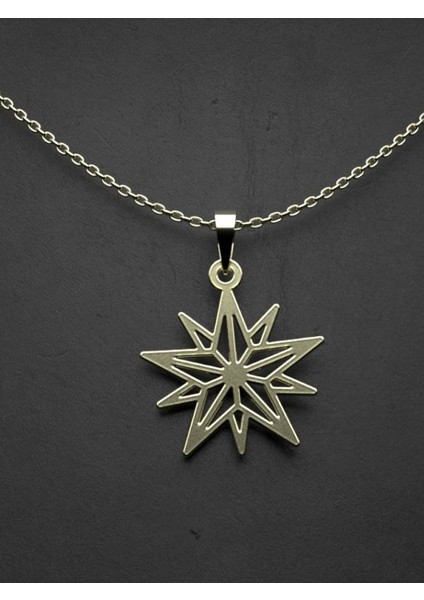 14 Ayar Altın Yıldız Kolye Ucu 0.5 Gr, KC15434 Kodlu