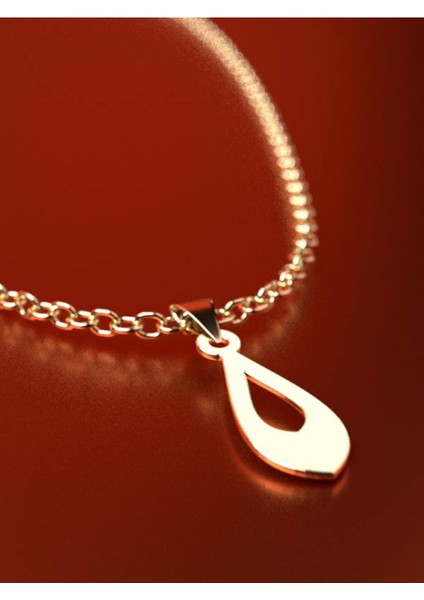 14 Ayar Altın Gözyaşı Damlası Kolye Ucu 0.5 Gr, KC12362 Kodlu fırsatları