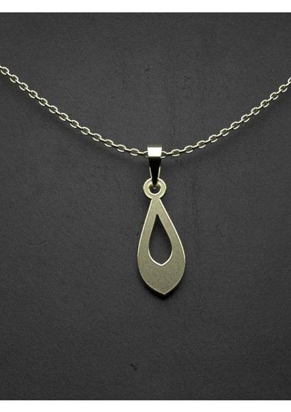 14 Ayar Altın Gözyaşı Damlası Kolye Ucu 0.5 Gr, KC12362 Kodlu