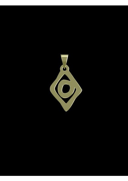 14 Ayar Altın Geometrik Kolye Ucu 0.5 Gr, KC16089 Kodlu