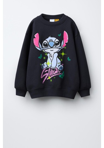 Kız Çocuk 3 Iplik Kumaş Baskılı Sweatshirt ve Eşofman Altı Alt Üst Takım fiyatları