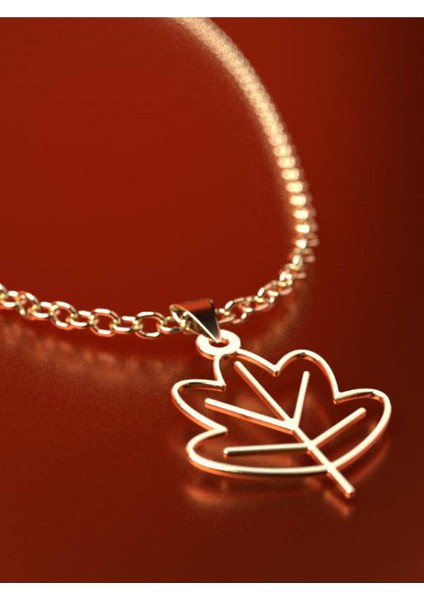 14 Ayar Altın Yaprak Kolye Ucu 0.5 Gr, KC15884 Kodlu fırsatları