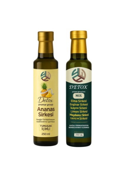 ananas sirkesi doğal fermantasyon pineapple vinegar 250 ml+mix 250 ml