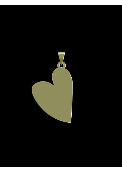 14 Ayar Altın Kalp Kolye Ucu 0.5 Gr, KC17632 Kodlu