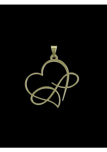 14 Ayar Altın Kalp Kolye Ucu 0.5 Gr, KC17662 Kodlu