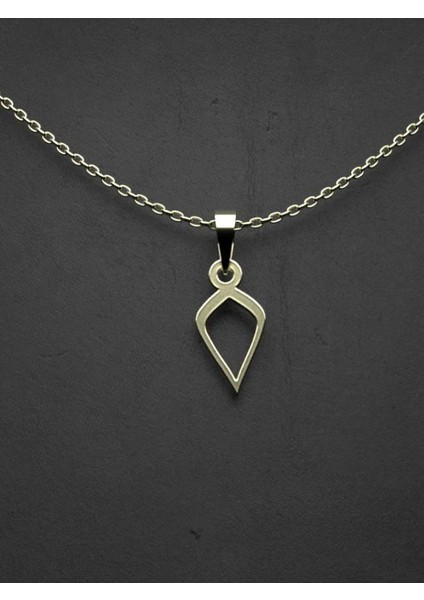 14 Ayar Altın Gözyaşı Damlası Kolye Ucu 0.5 Gr, KC13966 Kodlu