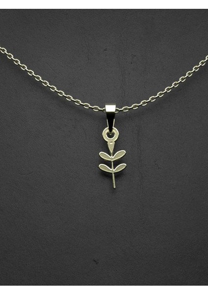 14 Ayar Altın Yaprak Kolye Ucu 0.5 Gr, KC12592 Kodlu