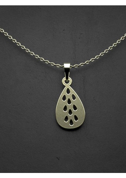 14 Ayar Altın Gözyaşı Damlası Kolye Ucu 0.5 Gr, KC12778 Kodlu