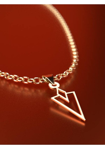 14 Ayar Altın Üçgen Kolye Ucu 0.5 Gr, KC10889 Kodlu fırsatları