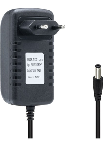 16.8V 1Ah Lithium Ion Battery Charger 5.5-2.5mm Lityum Ion Piller Için Uygun Şarj Cihazı