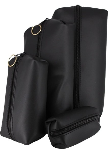 4 Lü Takı Makyaj Çantası Seti, Organize Çanta, Küçük Özel, Kişisel Eşya, Takı, Çanta Seti