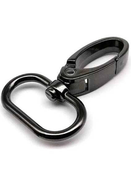 2 cm Ithal Çanta,kemer,ayakkabı Klipsi Siyah - Metal Aksesuar