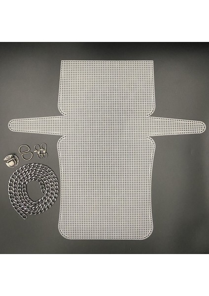 Plastik Kanvas Çanta Set