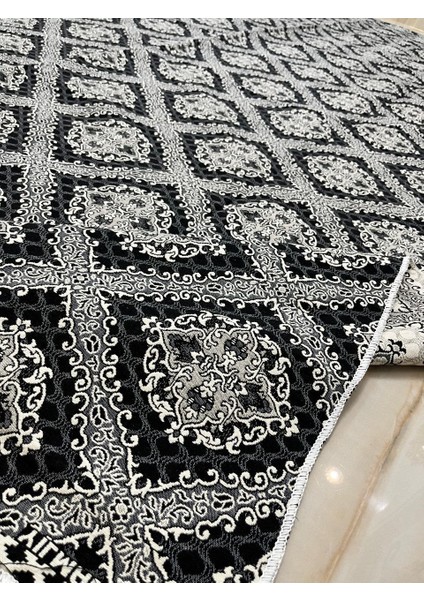 Osmanlı Modeli Halı Örtüsü Çift Yönlü Dokuma Savan Kilim