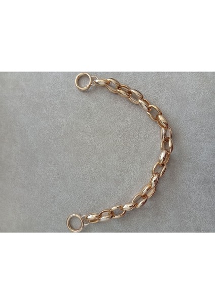 38 cm Gold Renkli Plastik Zincirli Çanta Sapı