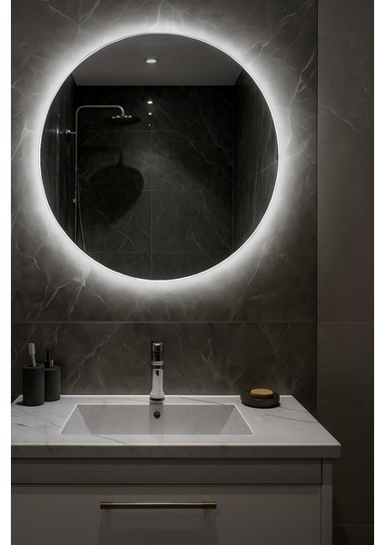 Led'li Ayna 50X50, Parlak ve Şık Tasarım, Kaliteli Aydınlatma, Kullanışlı ve Dayanıklı
