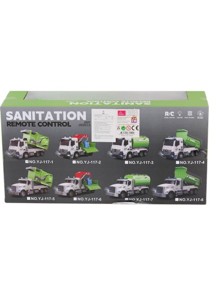 YJ-117-1 Kumandalı Şajzlı Çöp Kamyonu fiyatları
