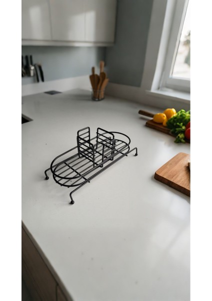 Metal Sıvı Sabunluk Standı 250 ml ve 500 ml Uyumlu, Şık ve Kullanışlı Tasarım