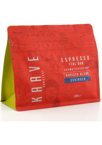 Espresso Ital'Bar Çekirdek Kahve 250 gr