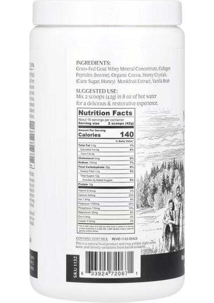 Clean Minerals With Collagen Peptides Hot Cocoa 675 G fiyatları