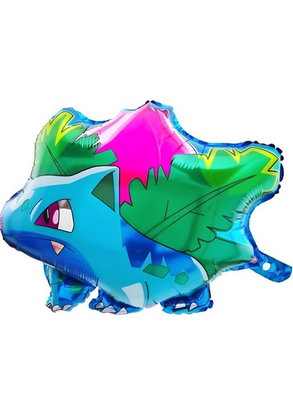 Pokemon Bulbasaur Konsept 4 Yaş Balon Set Pokemon Bulbasaur Yıldız Balon Doğum Günü Folyo Balon Set fiyatları