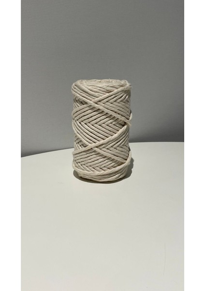 Ipi 250GR 3mm Ekru (Doğal Pamuk Rengi)